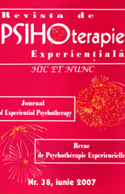(A) Revista de psihoterapie experientiala (Nr. 38, Iunie 2007) - Autori multipli 