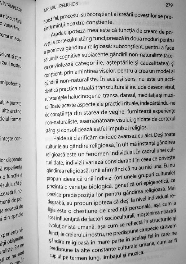 Mintea ca intamplare: cum ne-a oferit evolutia creierului iubirea, memoria, visele si pe Dumnezeu - David J. Linden