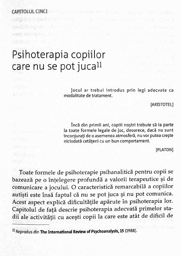 Carapacea protectoare. Functionarea autista la copii si adulti - Frances Tustin