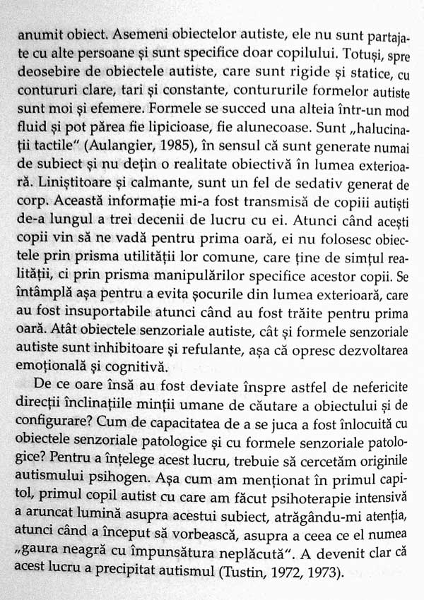 Carapacea protectoare. Functionarea autista la copii si adulti - Frances Tustin