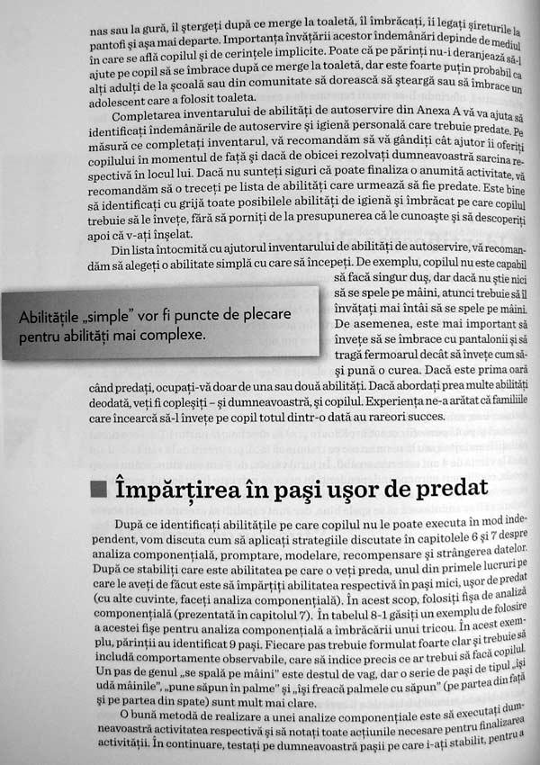 Abilitatile de autoservire la persoanele cu autism. O metoda sistematica de predare - Stephen R. Anderson