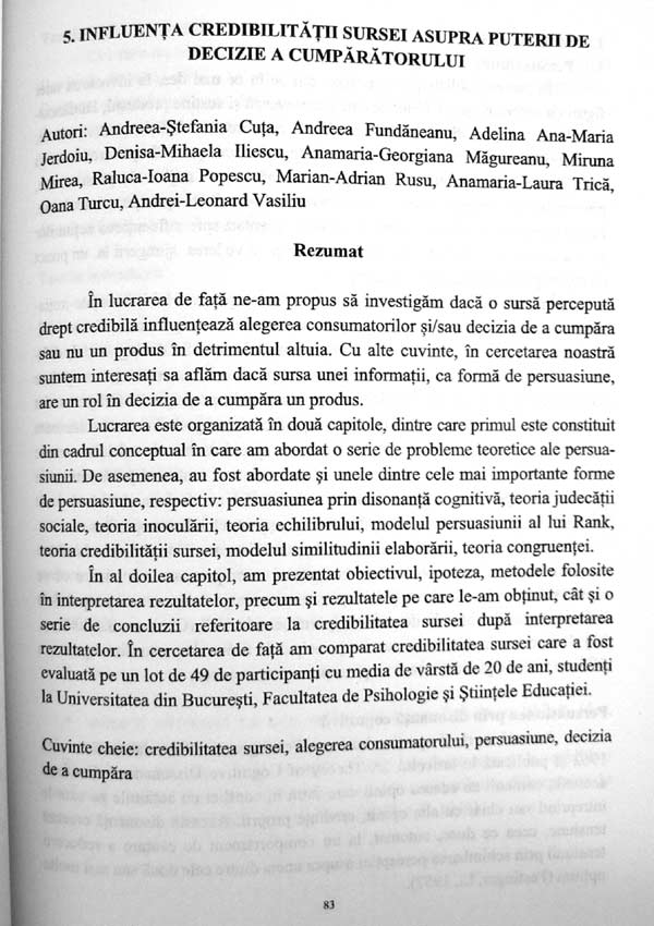 Studii aplicative in domeniul psihologiei sociale - Laurentiu Mitrofan