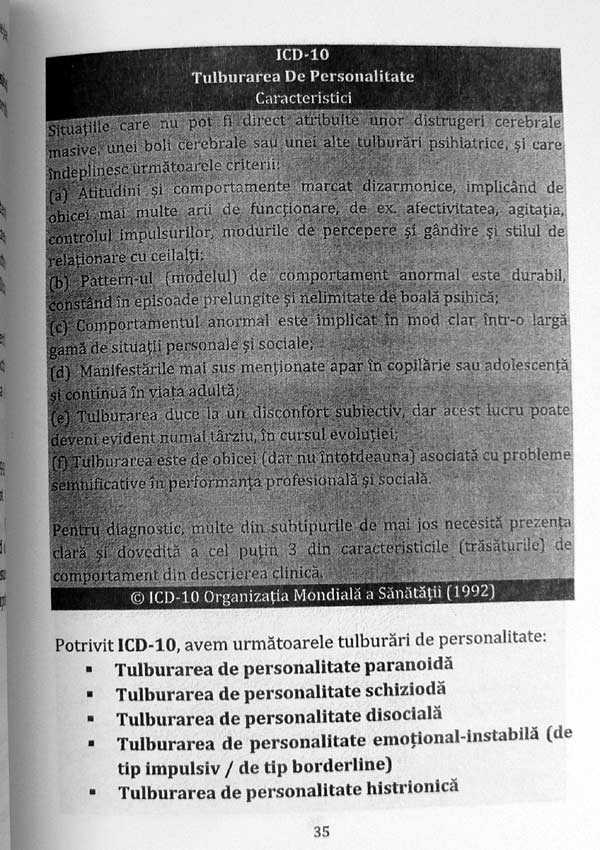 Tulburarile de personalitate (in clinica si cotidian) - Sorina Daniela Dumitrache