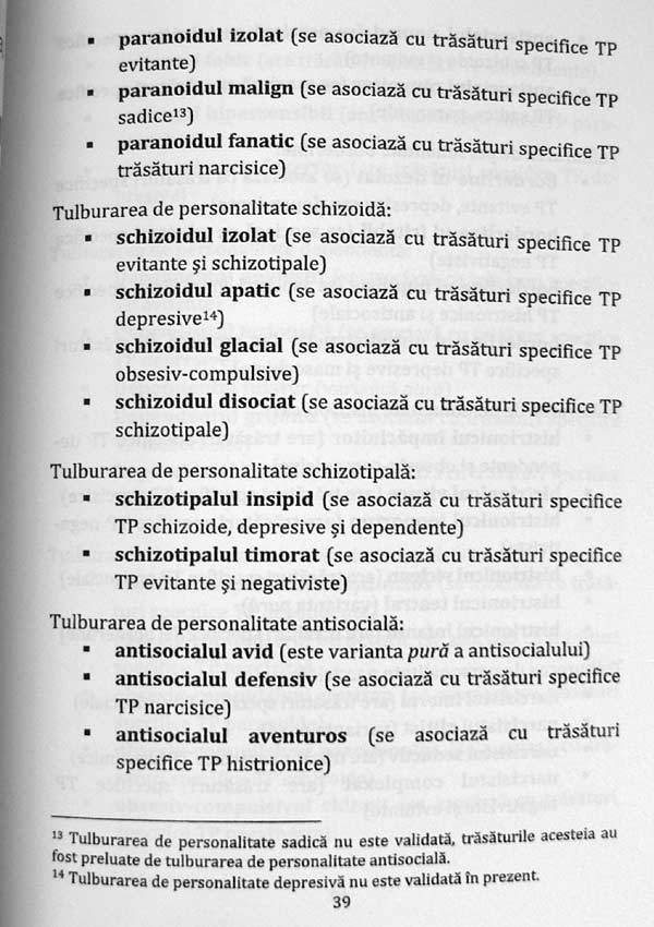 Tulburarile de personalitate (in clinica si cotidian) - Sorina Daniela Dumitrache