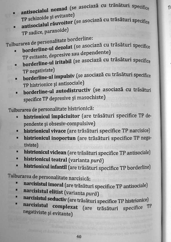 Tulburarile de personalitate (in clinica si cotidian) - Sorina Daniela Dumitrache