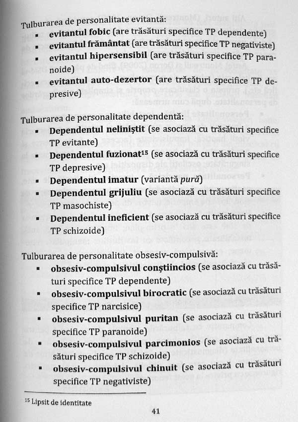 Tulburarile de personalitate (in clinica si cotidian) - Sorina Daniela Dumitrache