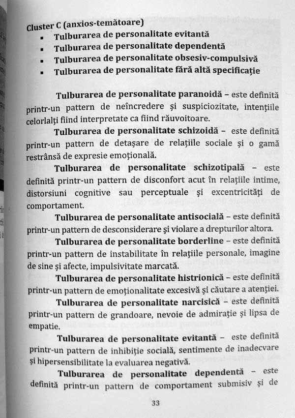 Tulburarile de personalitate (in clinica si cotidian) - Sorina Daniela Dumitrache