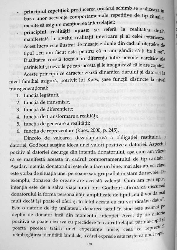 Metamorfozele Generozitatii. Experienta relationala, intre dar si datorie - Alin Sebastian Godeanu