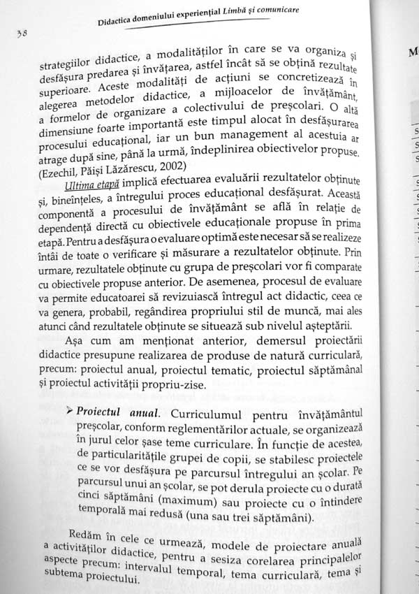 Didactica domeniului experiential. Limba si comunicare - Mariana Norel