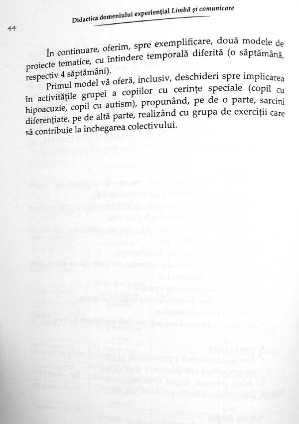 Didactica domeniului experiential. Limba si comunicare - Mariana Norel