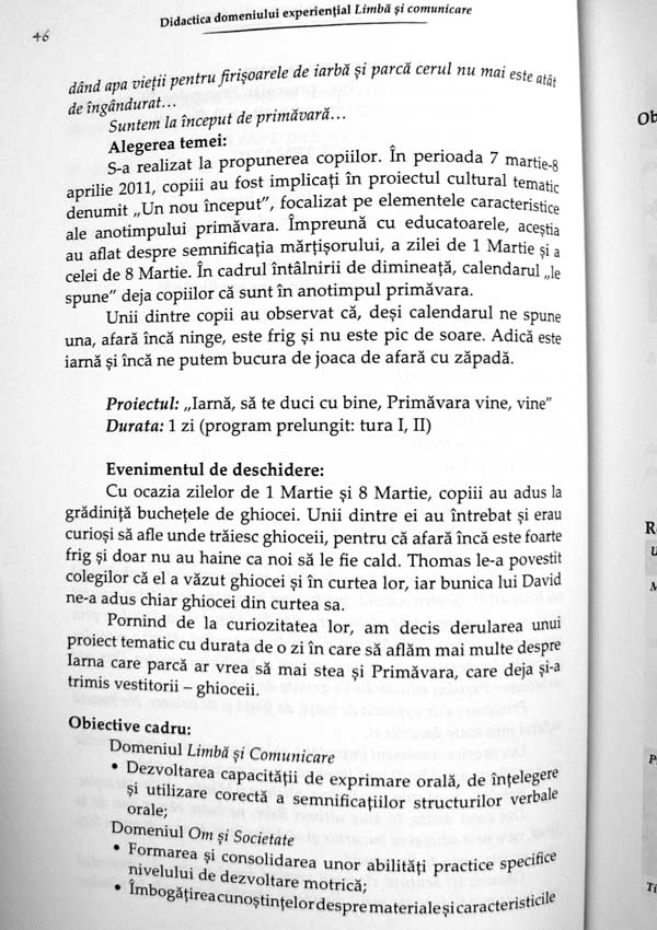 Didactica domeniului experiential. Limba si comunicare - Mariana Norel