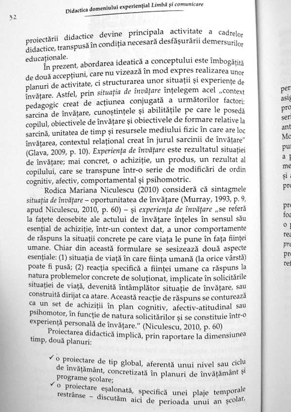 Didactica domeniului experiential. Limba si comunicare - Mariana Norel