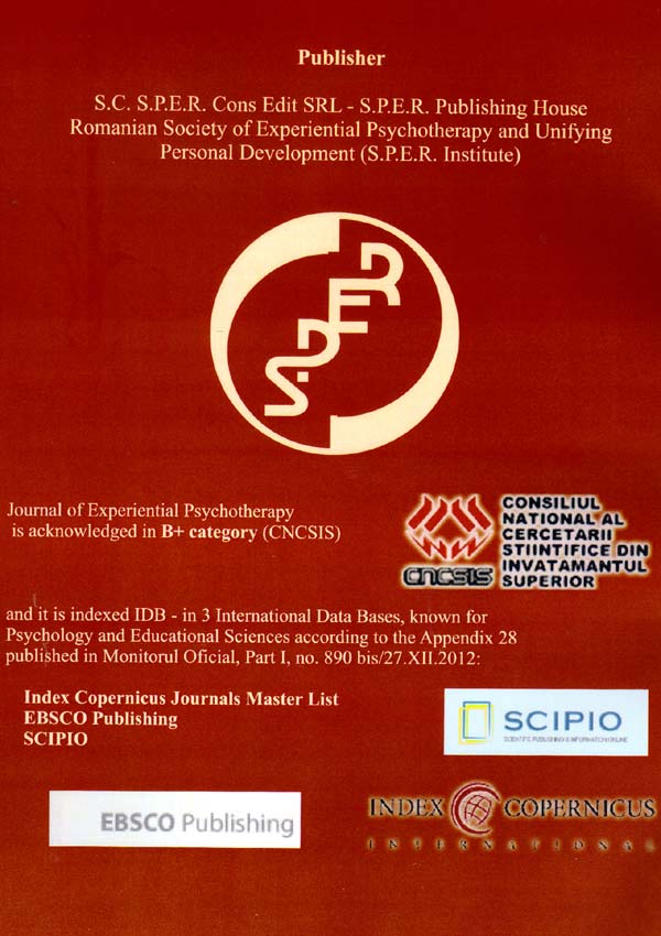 Revista de psihoterapie experientiala (Nr. 1, Martie 2013) - Autori multipli 