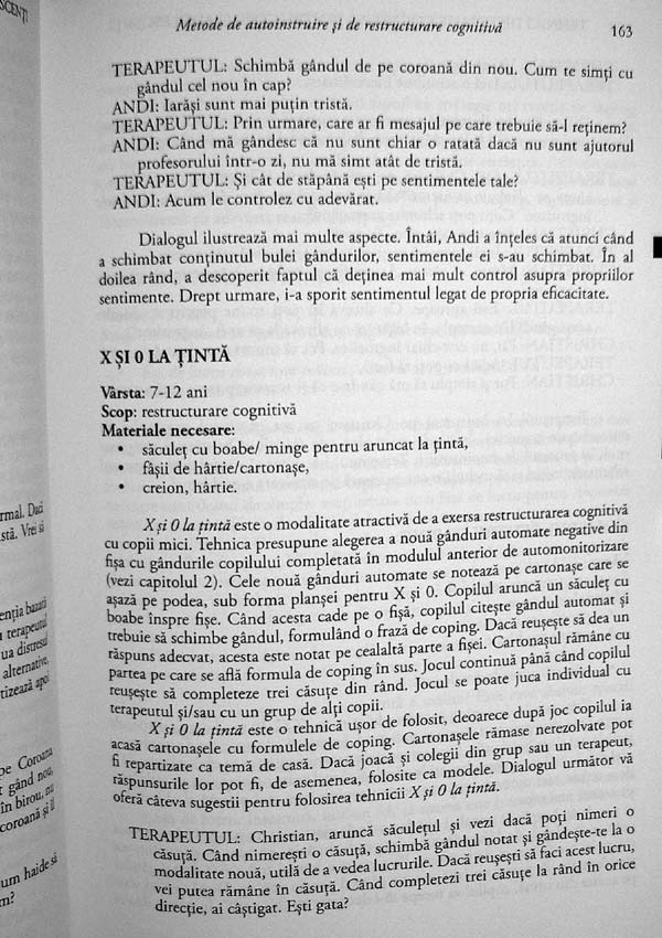 Tehnici de terapie cognitiva pentru copii si adolescenti - Robert D. Friedberg