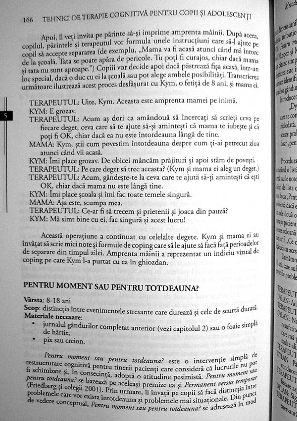 Tehnici de terapie cognitiva pentru copii si adolescenti - Robert D. Friedberg