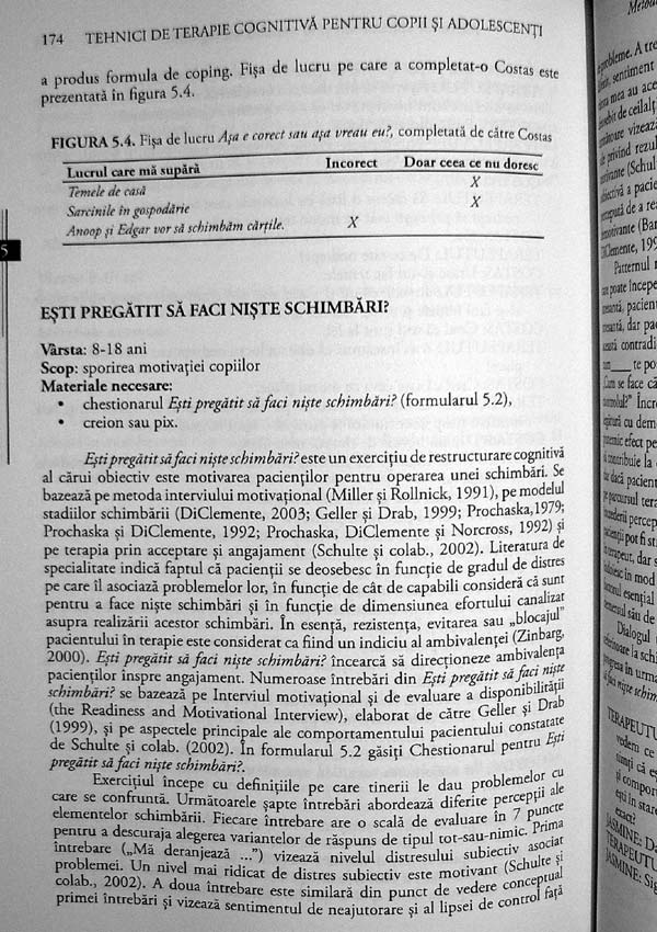 Tehnici de terapie cognitiva pentru copii si adolescenti - Robert D. Friedberg
