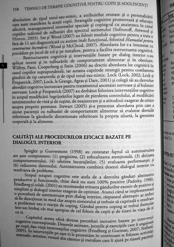 Tehnici de terapie cognitiva pentru copii si adolescenti - Robert D. Friedberg