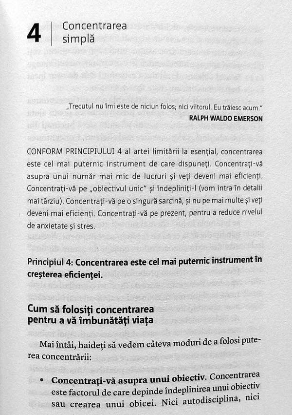 Mai mult cu mai putin - Leo Babauta