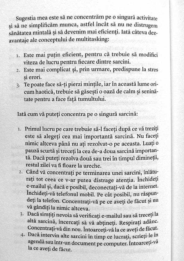Mai mult cu mai putin - Leo Babauta