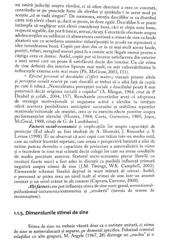 Activitatile de consiliere. Reusita si stima de sine in viata preadolescentilor - Daciana Angelica Lupu