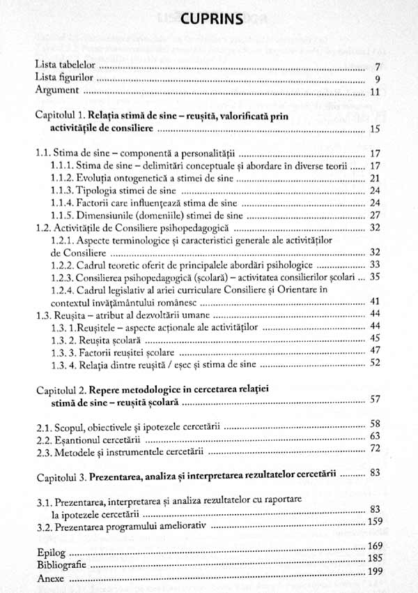 Activitatile de consiliere. Reusita si stima de sine in viata preadolescentilor - Daciana Angelica Lupu