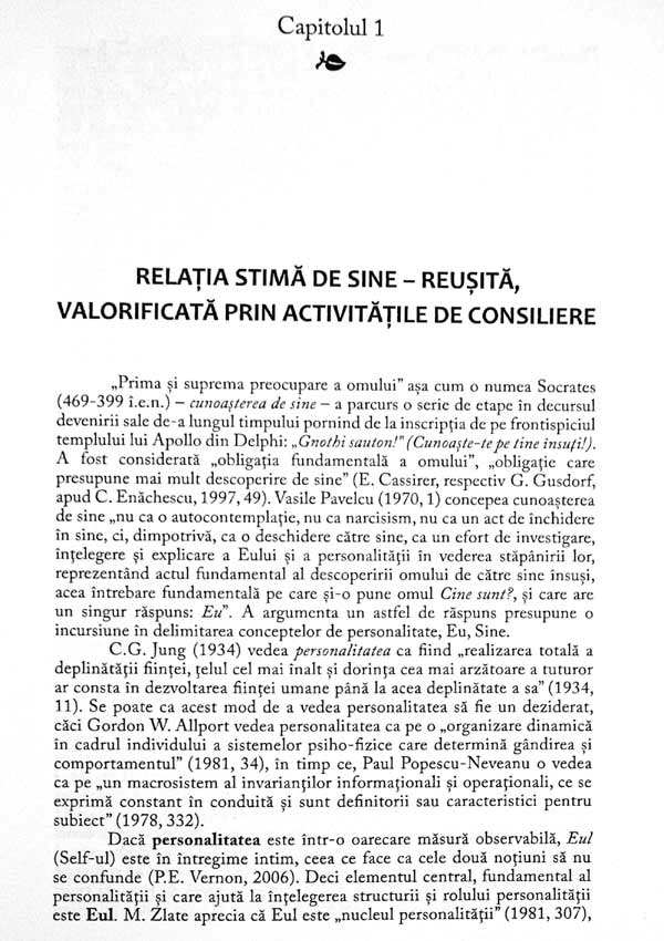 Activitatile de consiliere. Reusita si stima de sine in viata preadolescentilor - Daciana Angelica Lupu