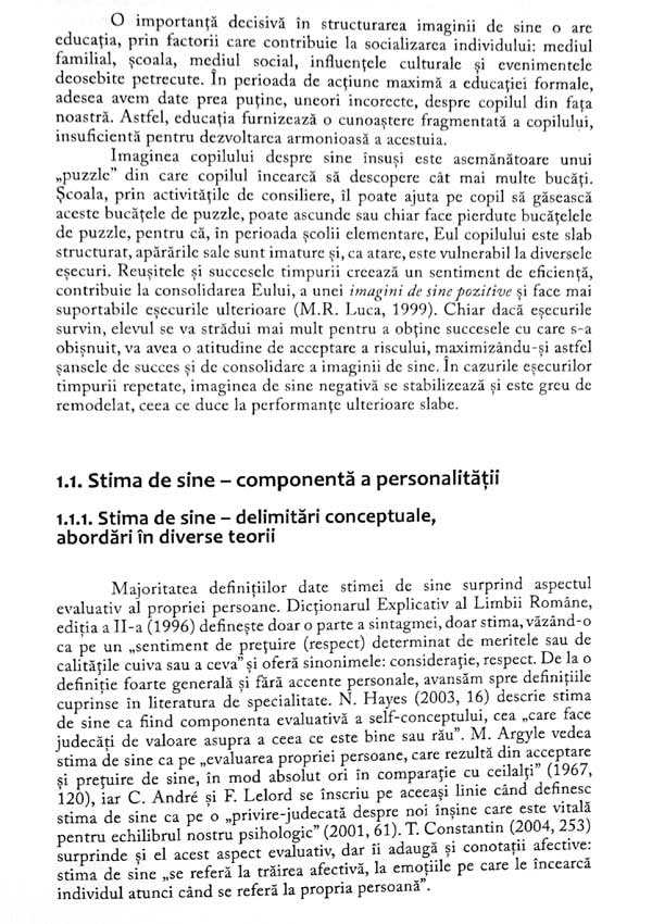 Activitatile de consiliere. Reusita si stima de sine in viata preadolescentilor - Daciana Angelica Lupu