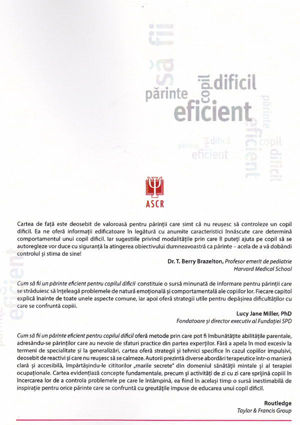 Cum sa fii un parinte eficient pentru copilul dificil - Georgia DeGangi