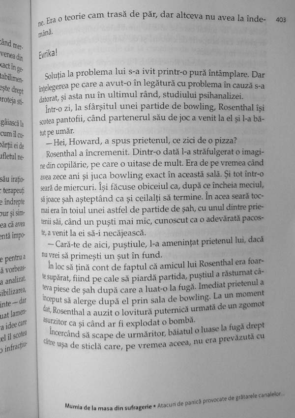 Mumia de la masa din sufragerie. Cele mai neobisnuite 32 de cazuri de psihoterapie - Jeffrey A. Kottler