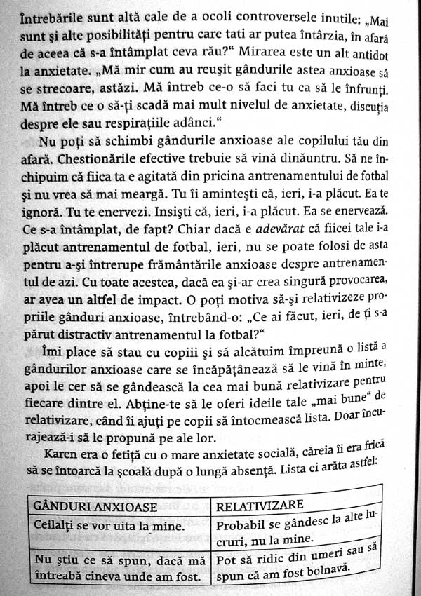 Retete impotriva ingrijorarii. O abordare prin joc a anxietatii si fricii copiilor - Lawrence J. Cohen