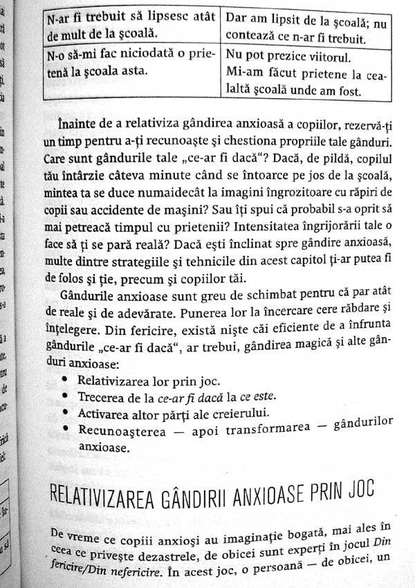 Retete impotriva ingrijorarii. O abordare prin joc a anxietatii si fricii copiilor - Lawrence J. Cohen