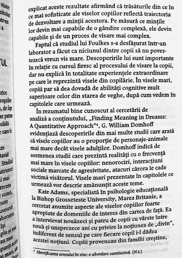 Visele copiilor - Kelly Bulkeley