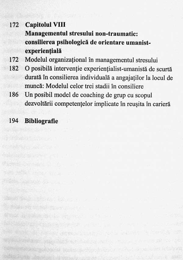 Managementul stresului. Aplicatii ale psihoterapiei experientiale centrate pe emotii - Geanina Cucu-Ciuhan