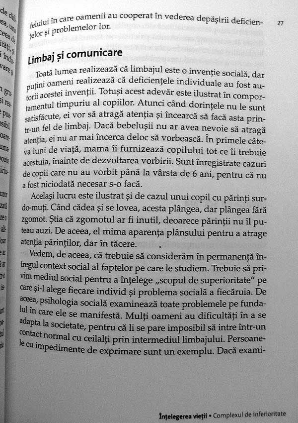 Intelegerea vietii - Alfred Adler