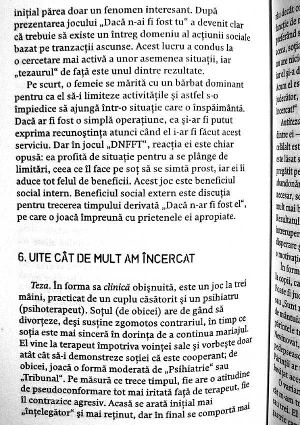 Jocurile noastre de toate zilele. Psihologia relatiilor umane - Eric Berne