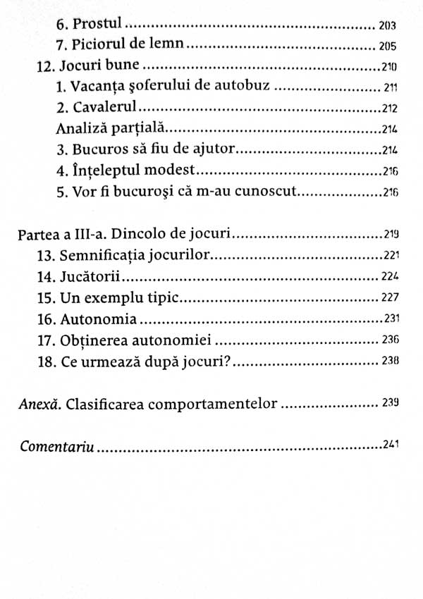 Jocurile noastre de toate zilele. Psihologia relatiilor umane - Eric Berne