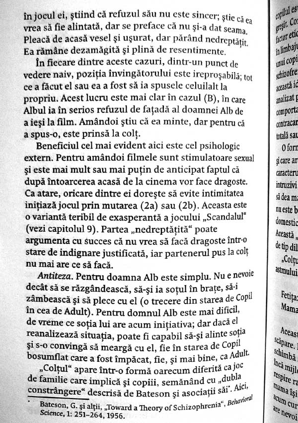 Jocurile noastre de toate zilele. Psihologia relatiilor umane - Eric Berne