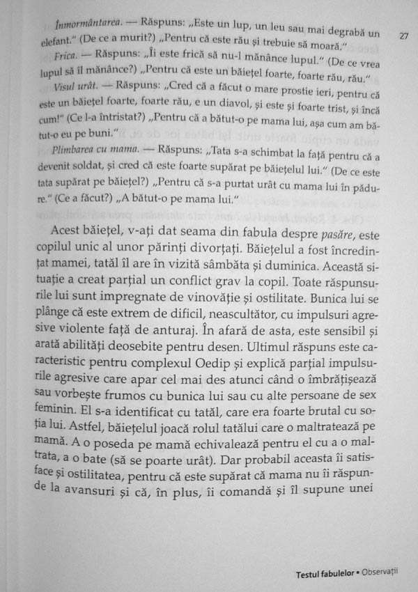Testul fabulelor - Louisa Duss