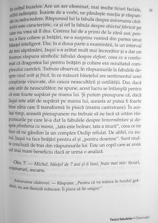 Testul fabulelor - Louisa Duss
