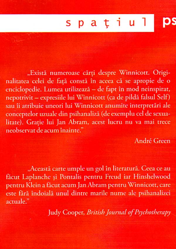 Limbajul lui Winnicott - Jan Abram