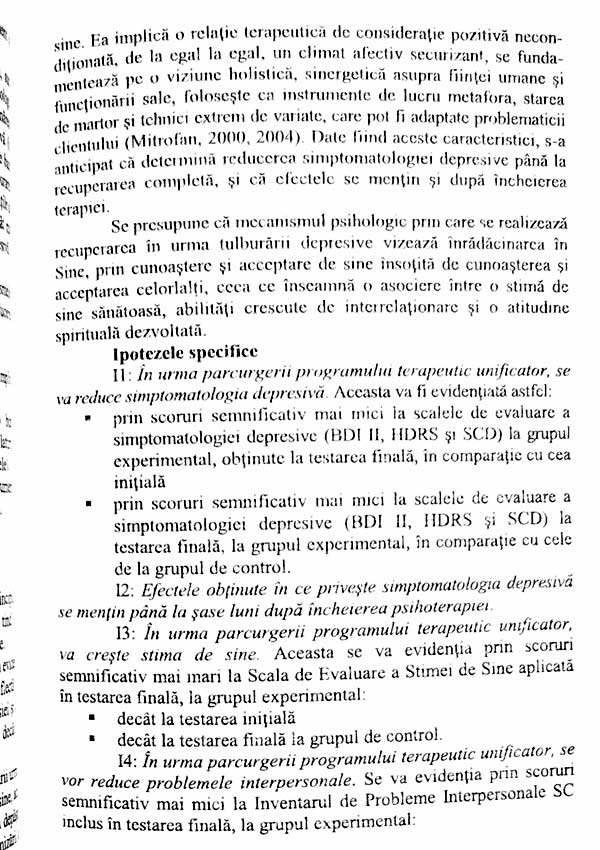 Dincolo de depresie. Abordare psihoterapeutica experientiala unificatoare - Nicoleta Raban-Motounu