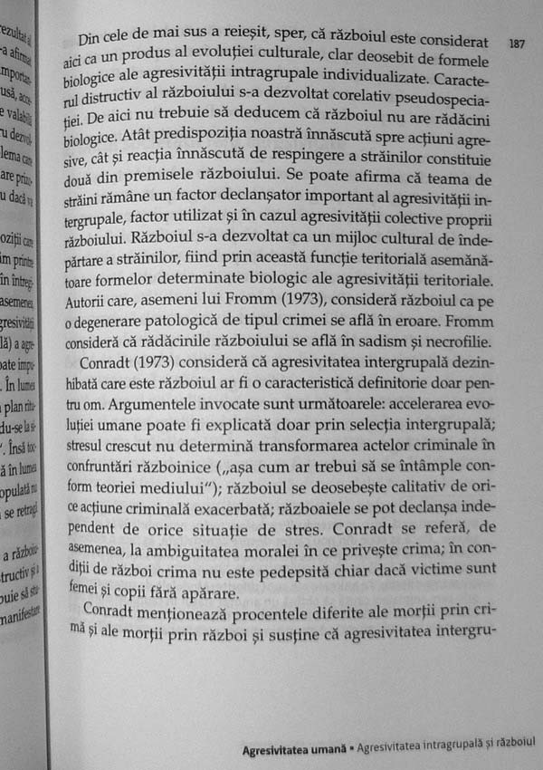 Agresivitatea umana - Irenaus Eibl-Eibesfeldt