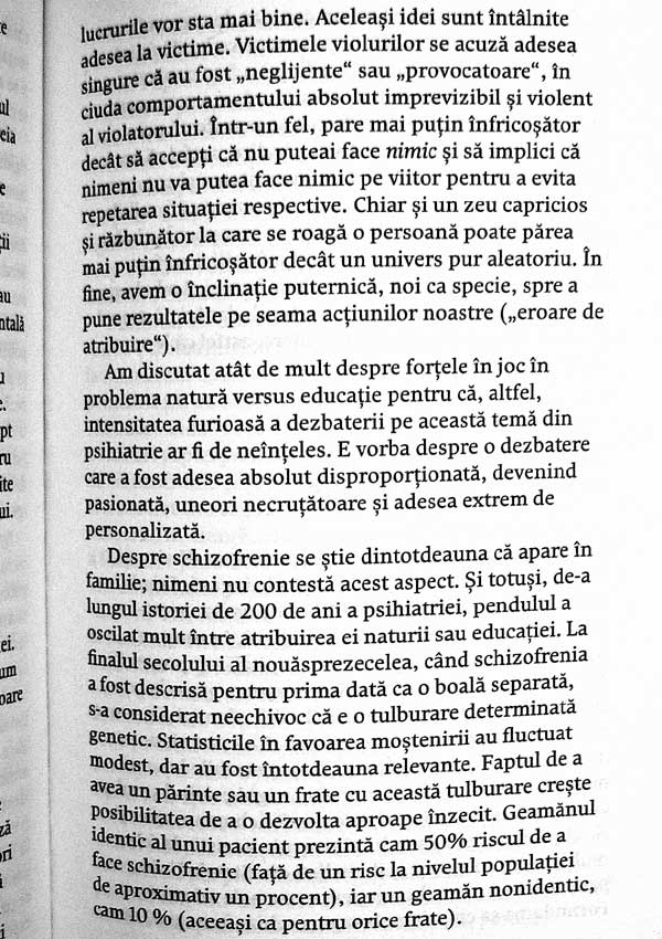 Inevitabila noastra umbra. Specificul si dilemele psihiatriei - Tom Burns