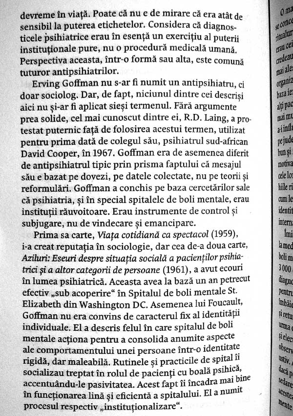 Inevitabila noastra umbra. Specificul si dilemele psihiatriei - Tom Burns