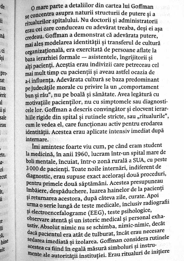 Inevitabila noastra umbra. Specificul si dilemele psihiatriei - Tom Burns