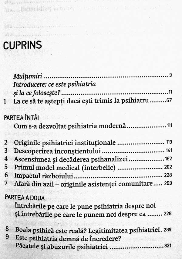 Inevitabila noastra umbra. Specificul si dilemele psihiatriei - Tom Burns