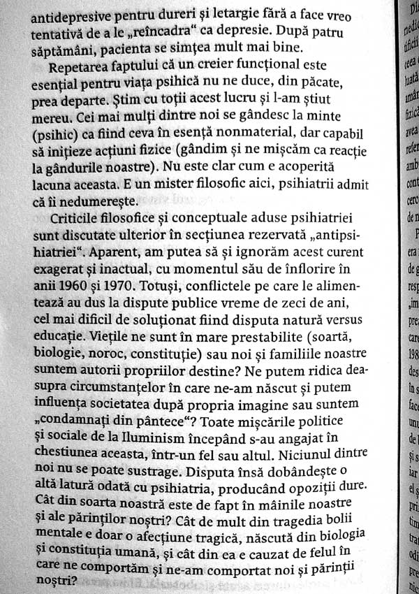 Inevitabila noastra umbra. Specificul si dilemele psihiatriei - Tom Burns