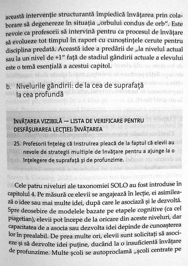 Invatarea vizibila. Ghid pentru profesori - John Hattie