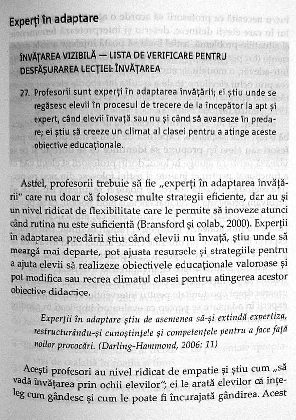 Invatarea vizibila. Ghid pentru profesori - John Hattie