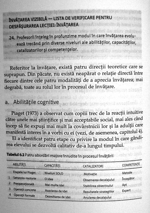 Invatarea vizibila. Ghid pentru profesori - John Hattie